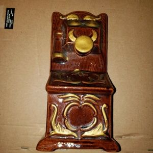 Sonsco Japan Ceramic Vintage Telephone Figure Rare